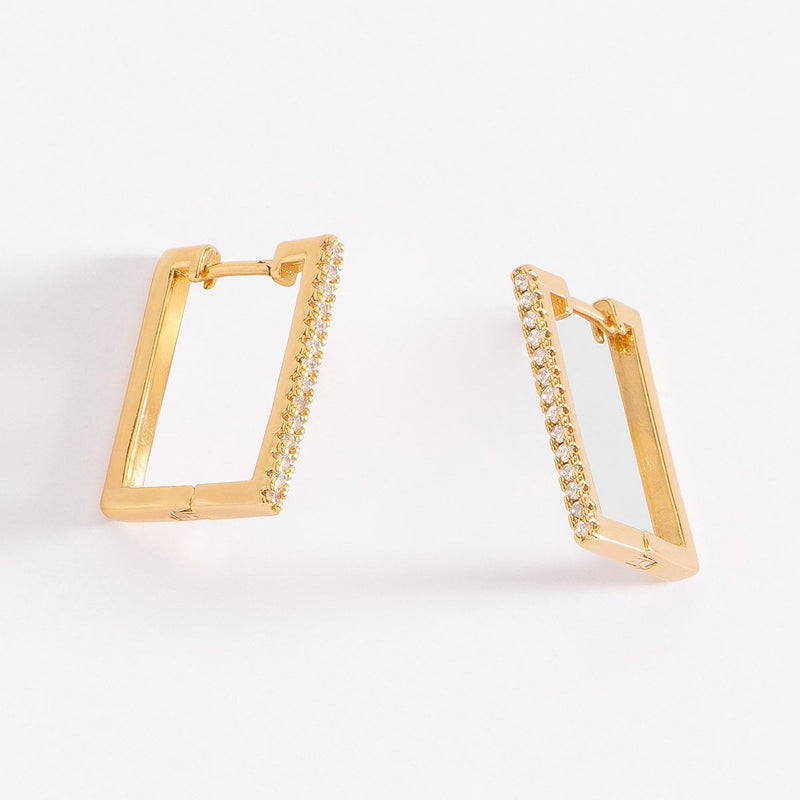 RECTANGULAR DESIGN EARRINGS