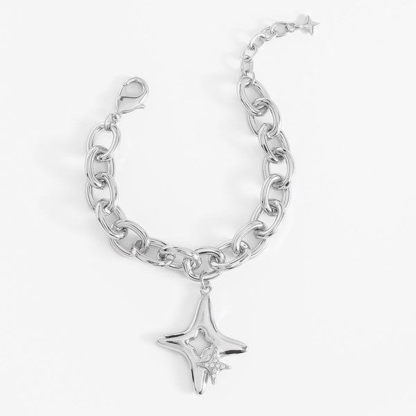 PARIS PLATINUM STAR BRACELET