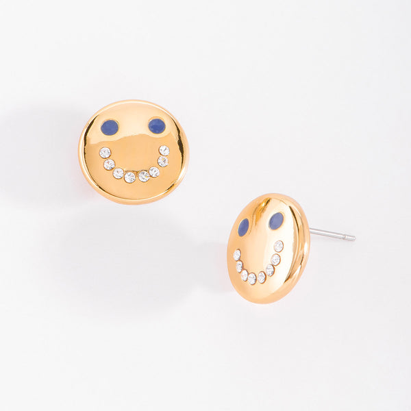 HAPPY FACE EARRINGS