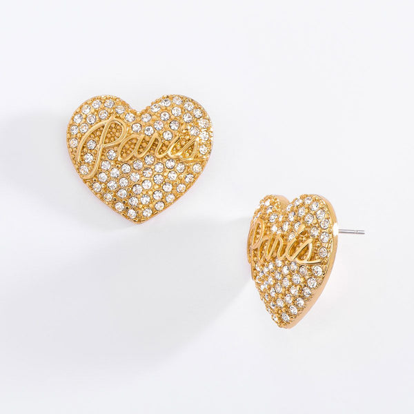 PARIS HEART EARRINGS