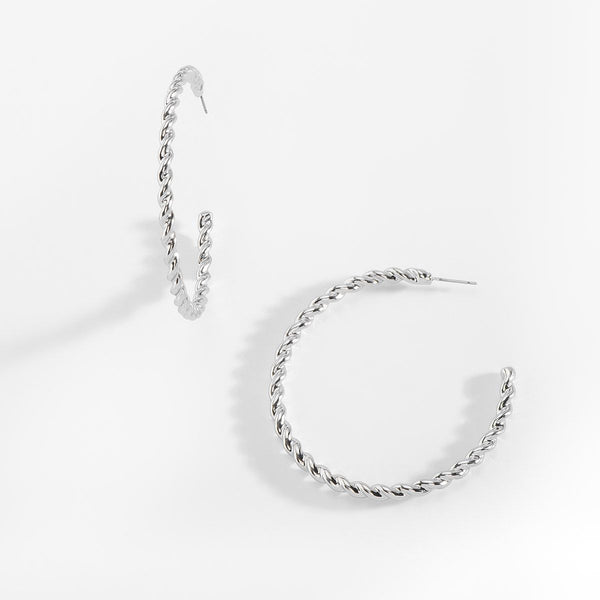 PLATINUM HOOPS