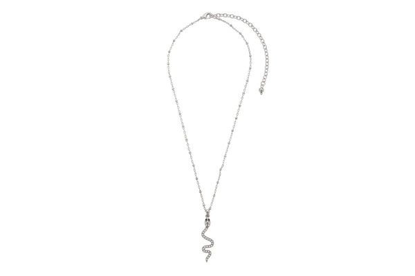 PLATINUM SNAKE NECKLACE