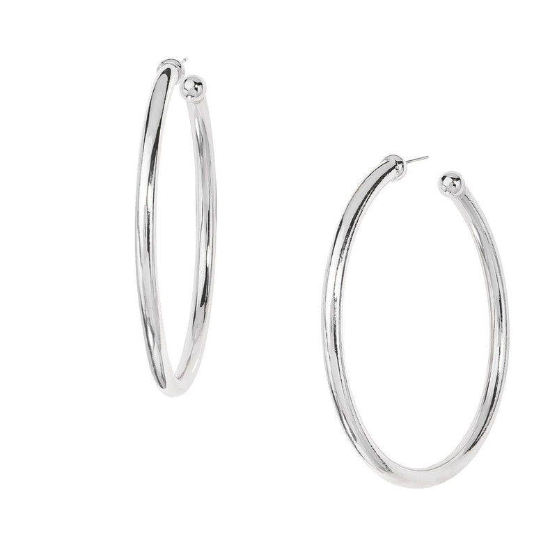 PLATINUM BIG HOOPS