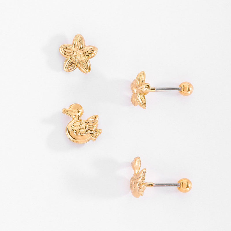 GOLD PLATED EARRINGS