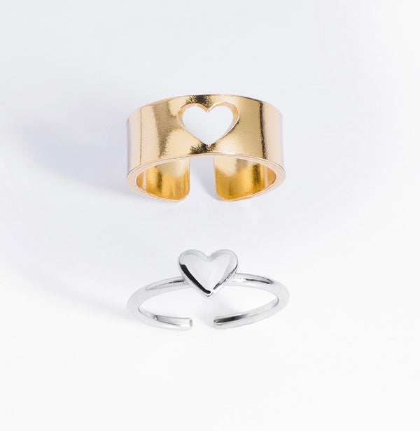 GOLD/PLATINUM RING SET