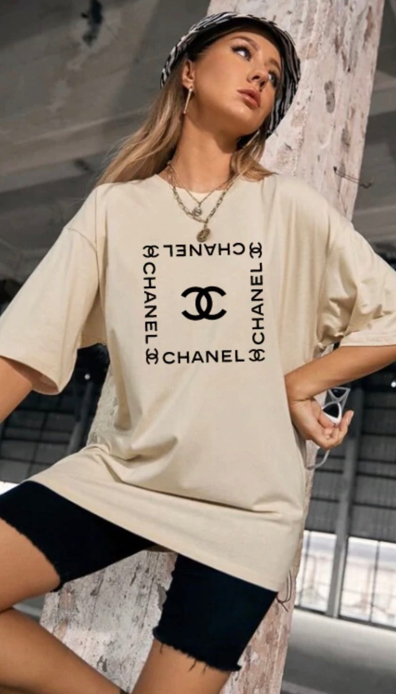 CC TAN T-SHIRT