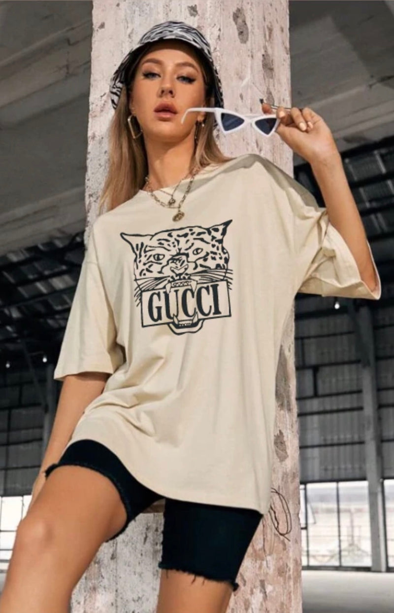 GG FACE TAN T-SHIRT